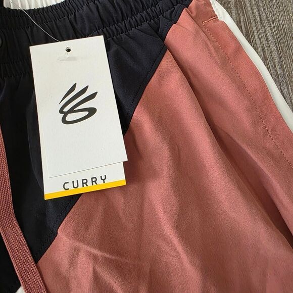 Under Armour Curry Woven Colorblock 7” Basketball Shorts Men's M New 1377306-604 - Picture 4 of 7